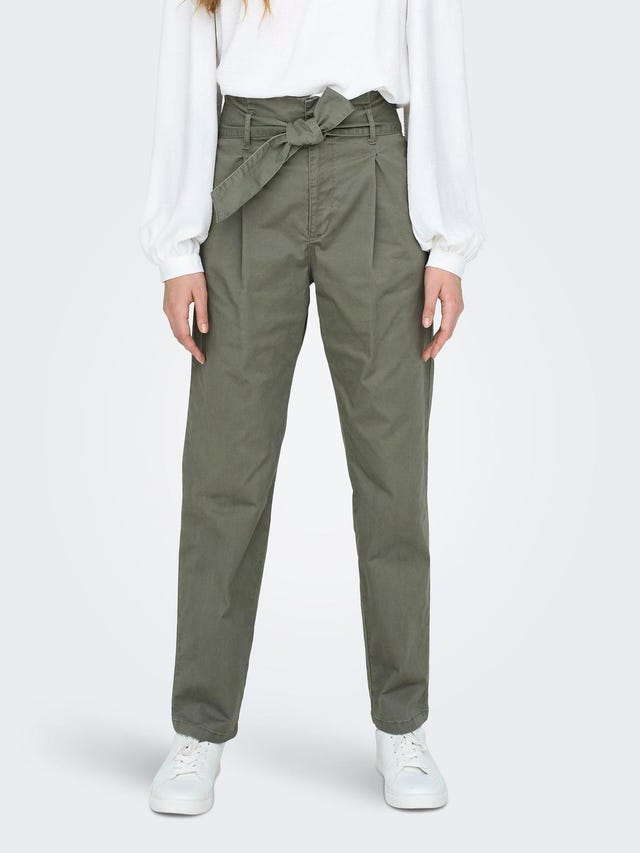 ONLY Paberback trousers with belt - 15332885