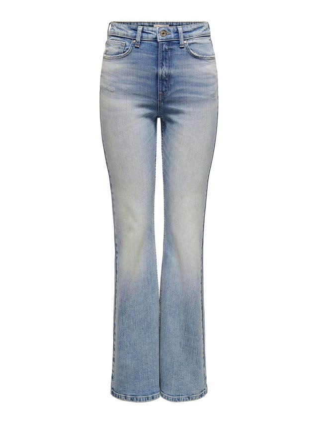 ONLY Ausgestellt Hohe Taille Jeans - 15332901