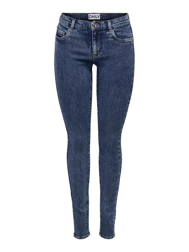 ONLY ONLRAIN regular waist Acid skinny denim jeans - 15332908