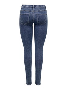 ONLY Jeans Skinny Fit Taille moyenne -Dark Blue Denim - 15332908