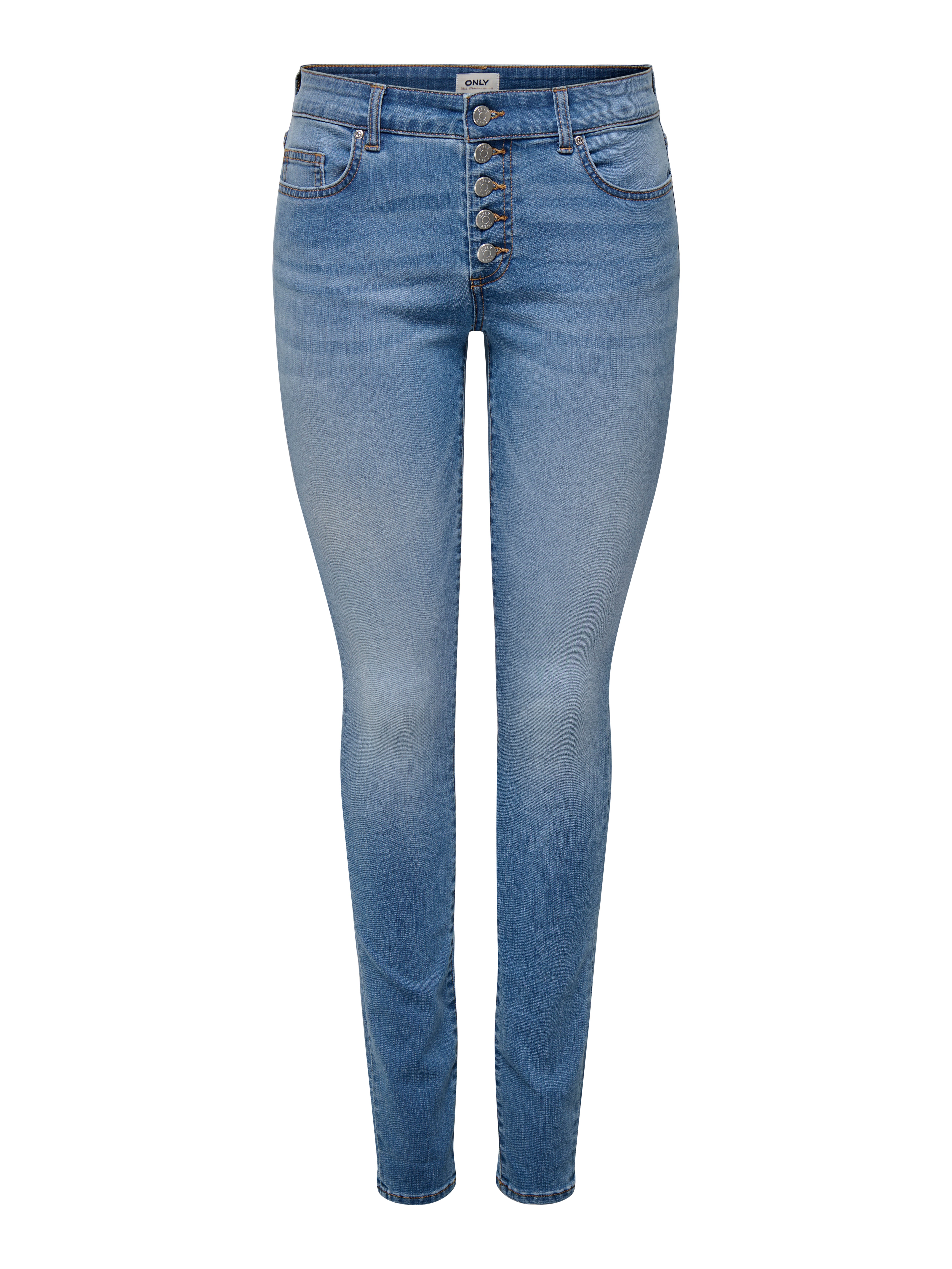 Thumbnail - Onlhush Mittlere Taille Skinny Fit Jeans