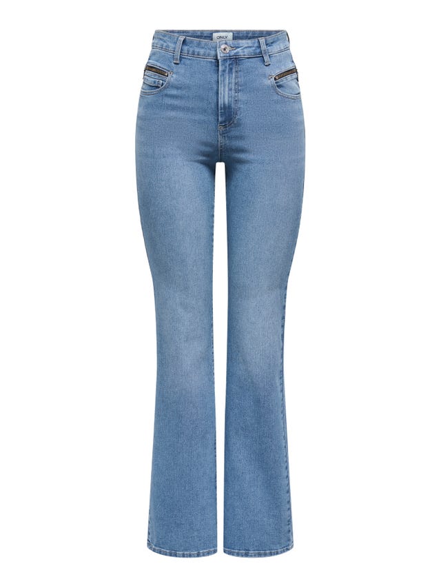 ONLY Ausgestellt Hohe Taille Jeans - 15332915