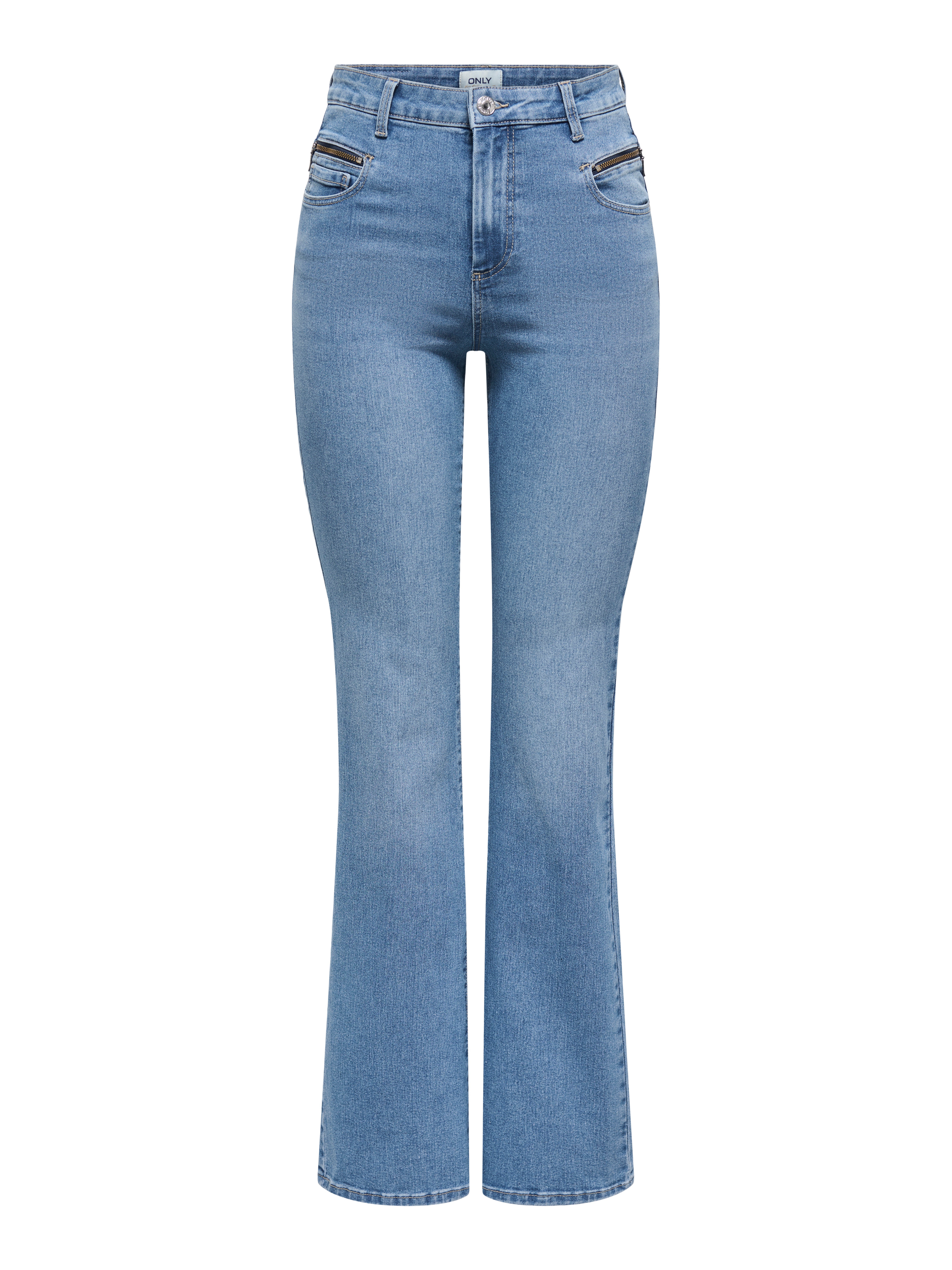 Thumbnail - Onlsandra Hohe Taille Ausgestellt Jeans
