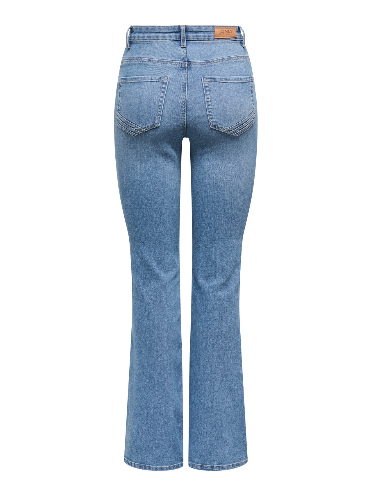 ONLY ONLSandra High Waist Flared Jeans -Medium Blue Denim - 15332915