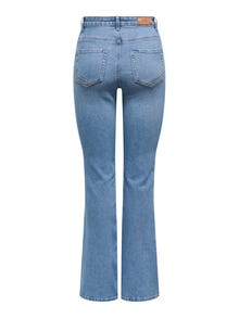 ONLY ONLSandra High Waist Flared Jeans -Medium Blue Denim - 15332915
