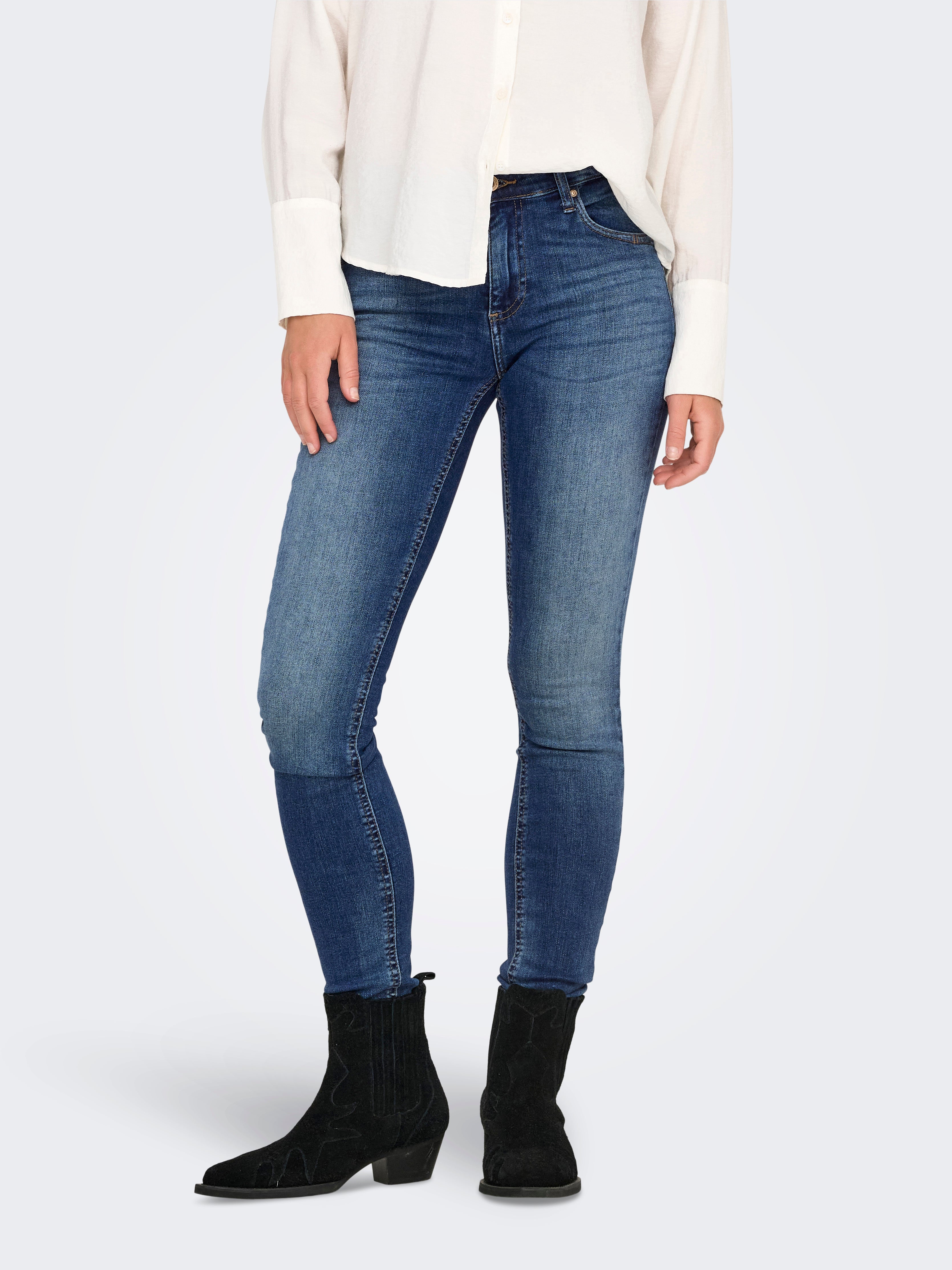 Onlblush Mittlere Taille Skinny Fit Jeans