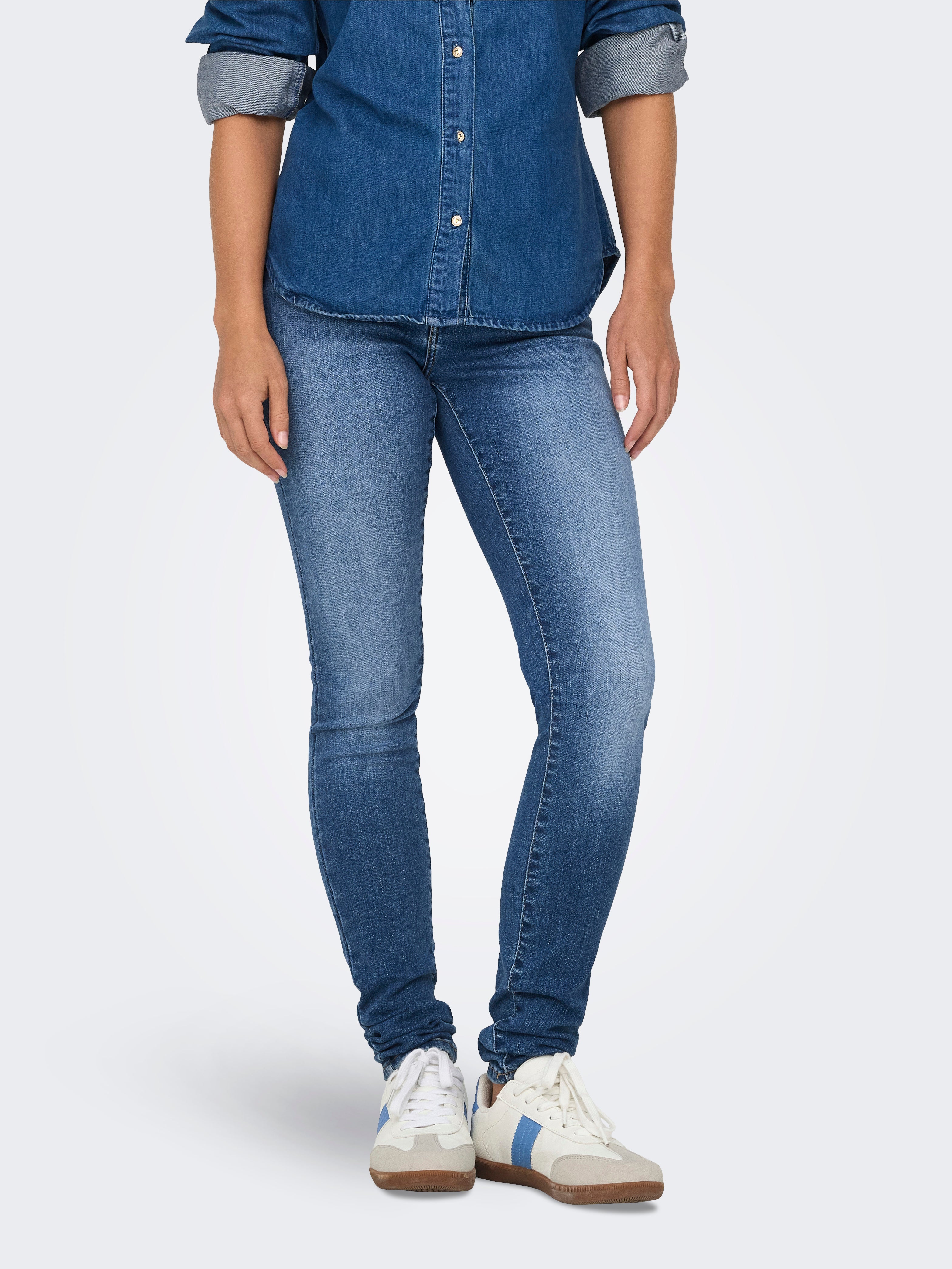 Onlblush Mittlere Taille Skinny Fit Jeans