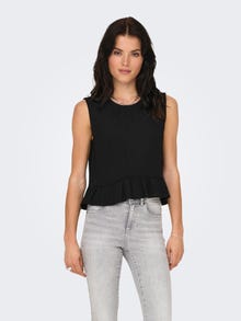 ONLY Loose fit O-hals Top -Black - 15332962