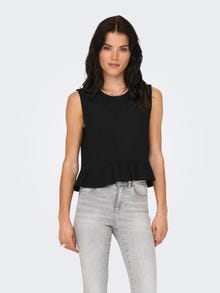 ONLY Tops Corte loose Cuello redondo -Black - 15332962