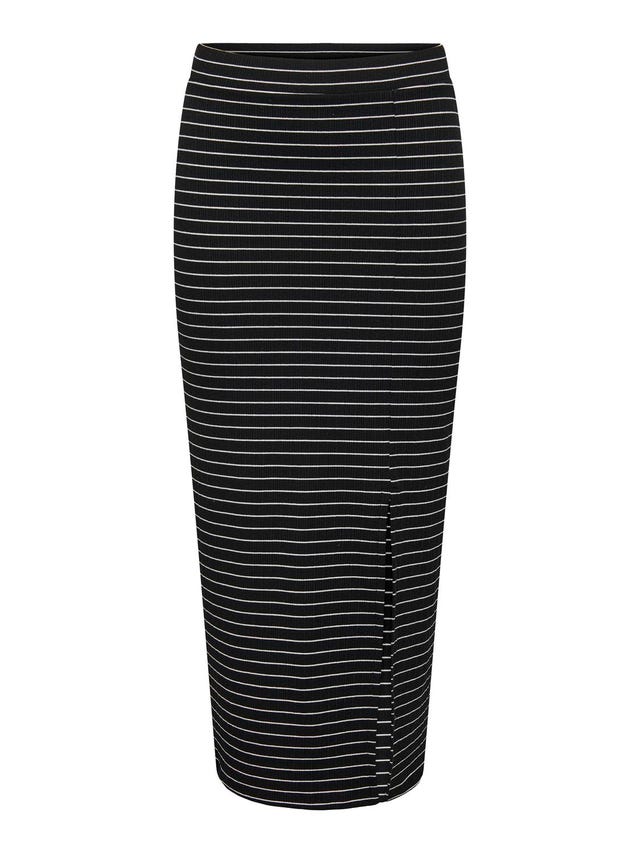 ONLY Long skirt with stripes - 15332975