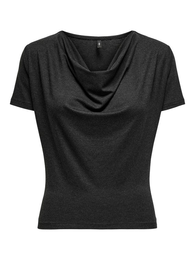 ONLY Top med drapering foran - 15332982