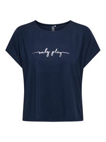 ONLY ONPAUB-LUXI T-shirt -Maritime Blue - 15333015