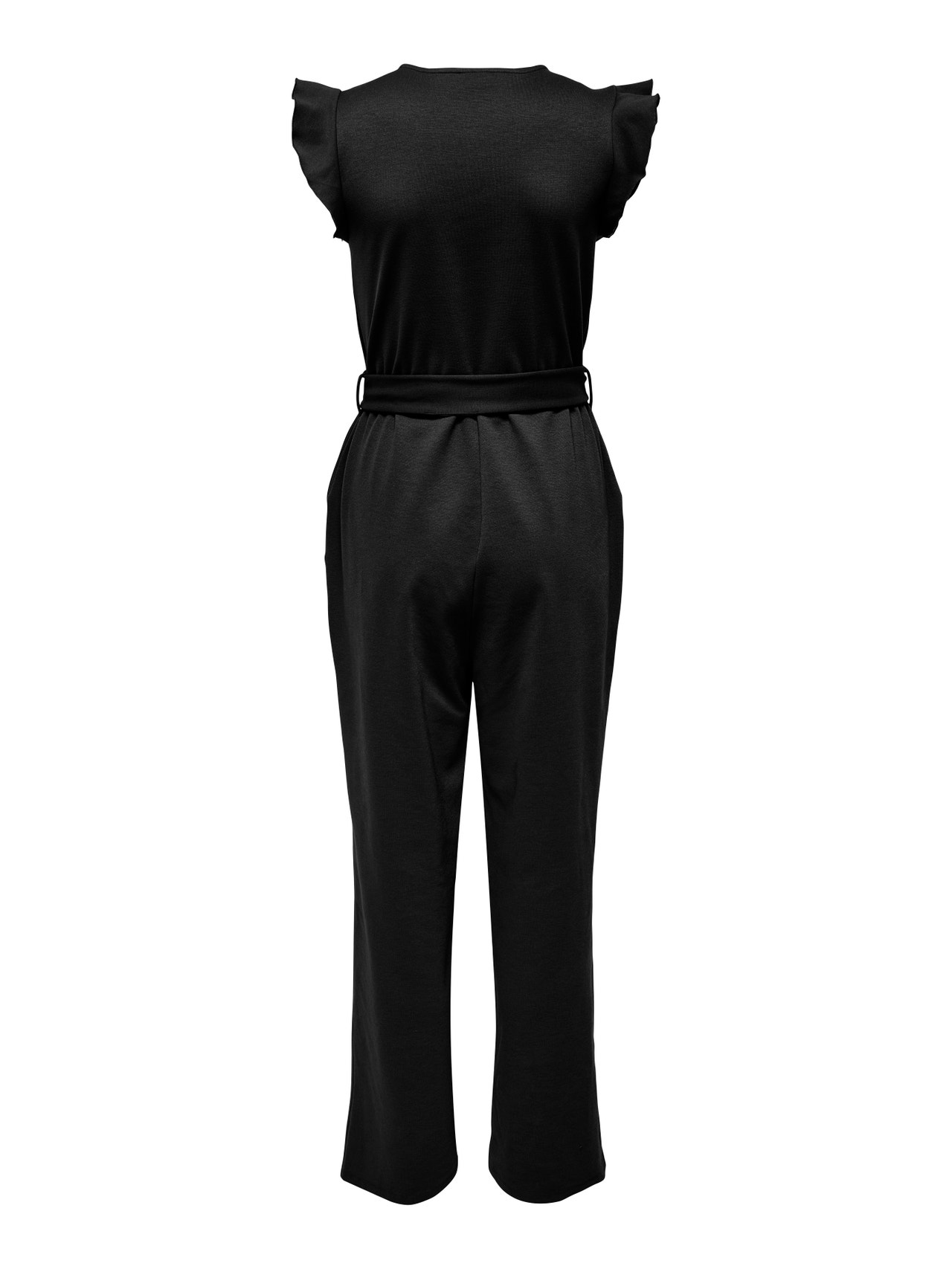 ONLY V-neck jumpsuit -Black - 15333166