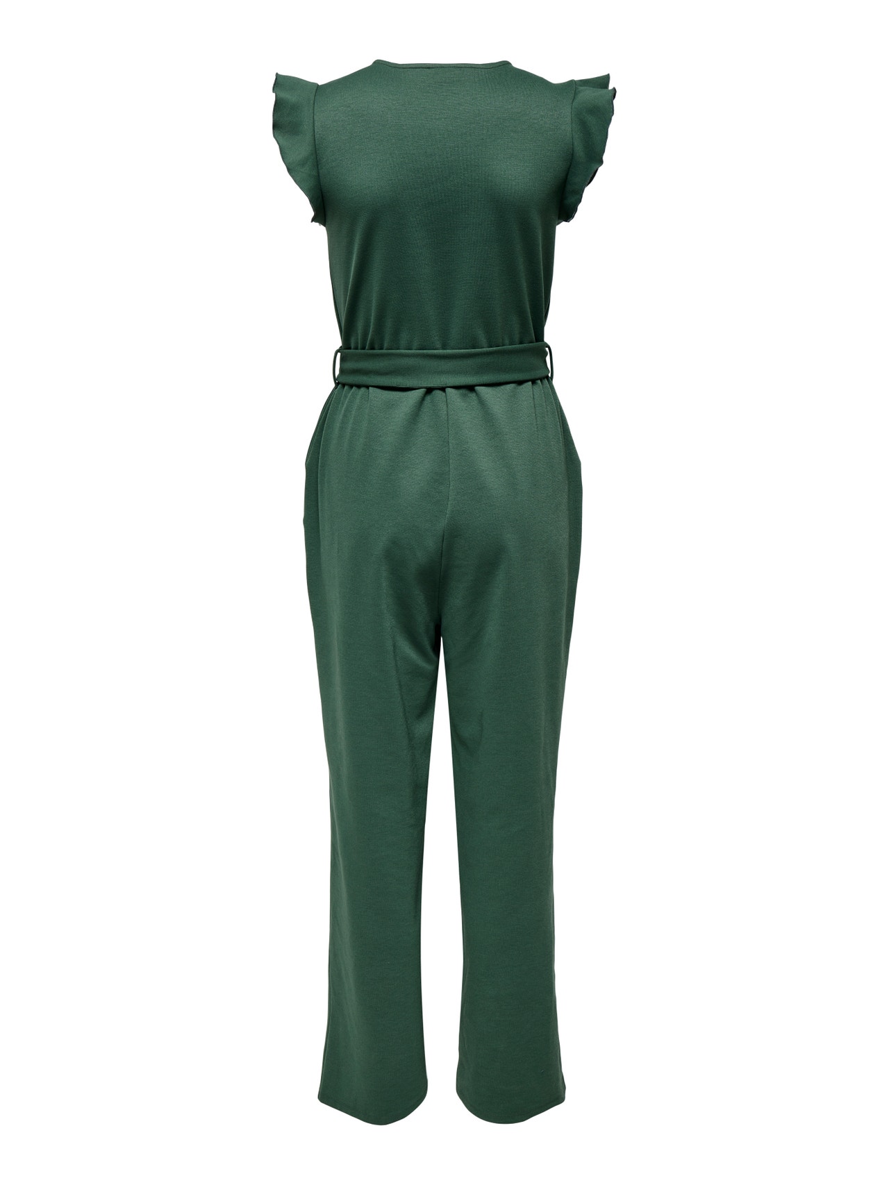 ONLY V-neck jumpsuit -Jungle Green - 15333166