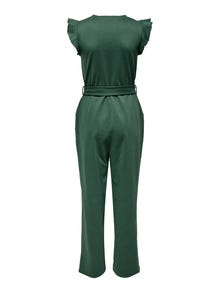 ONLY V-neck jumpsuit -Jungle Green - 15333166