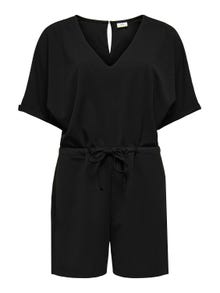 ONLY Mittlere Taille Jumpsuit -Black - 15333170