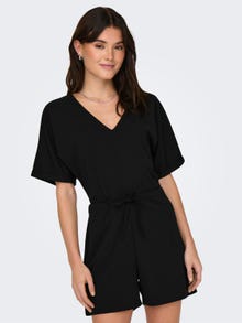 ONLY Mittlere Taille Jumpsuit -Black - 15333170