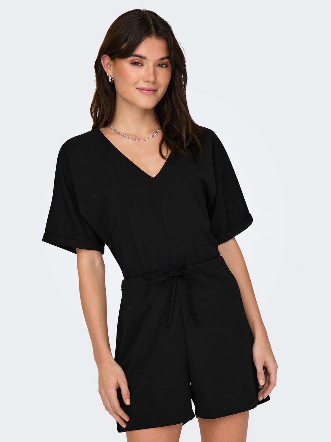 ONLY Mittlere Taille Jumpsuit -Black - 15333170