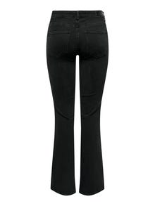 ONLY ONLANN Flared fit Farkut -Washed Black - 15333240