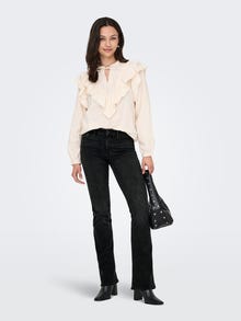 ONLY ONLANN Flared fit Farkut -Washed Black - 15333240