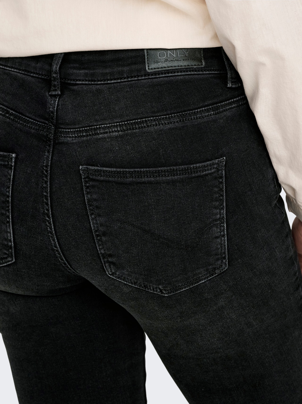 ONLY ONLANN Flared fit Farkut -Washed Black - 15333240