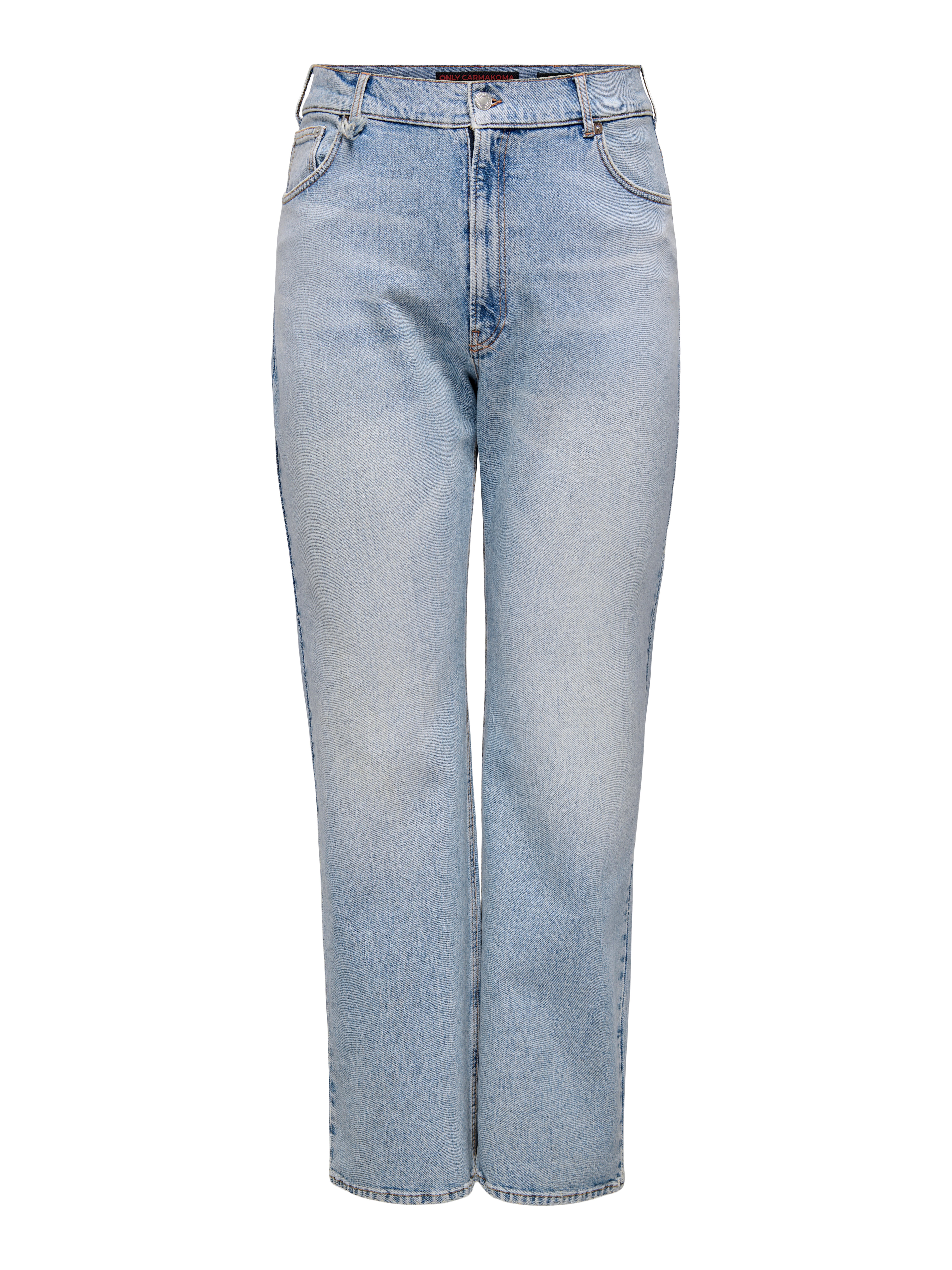 Thumbnail - Carbroome Hohe Taille Gerade Geschnitten Jeans