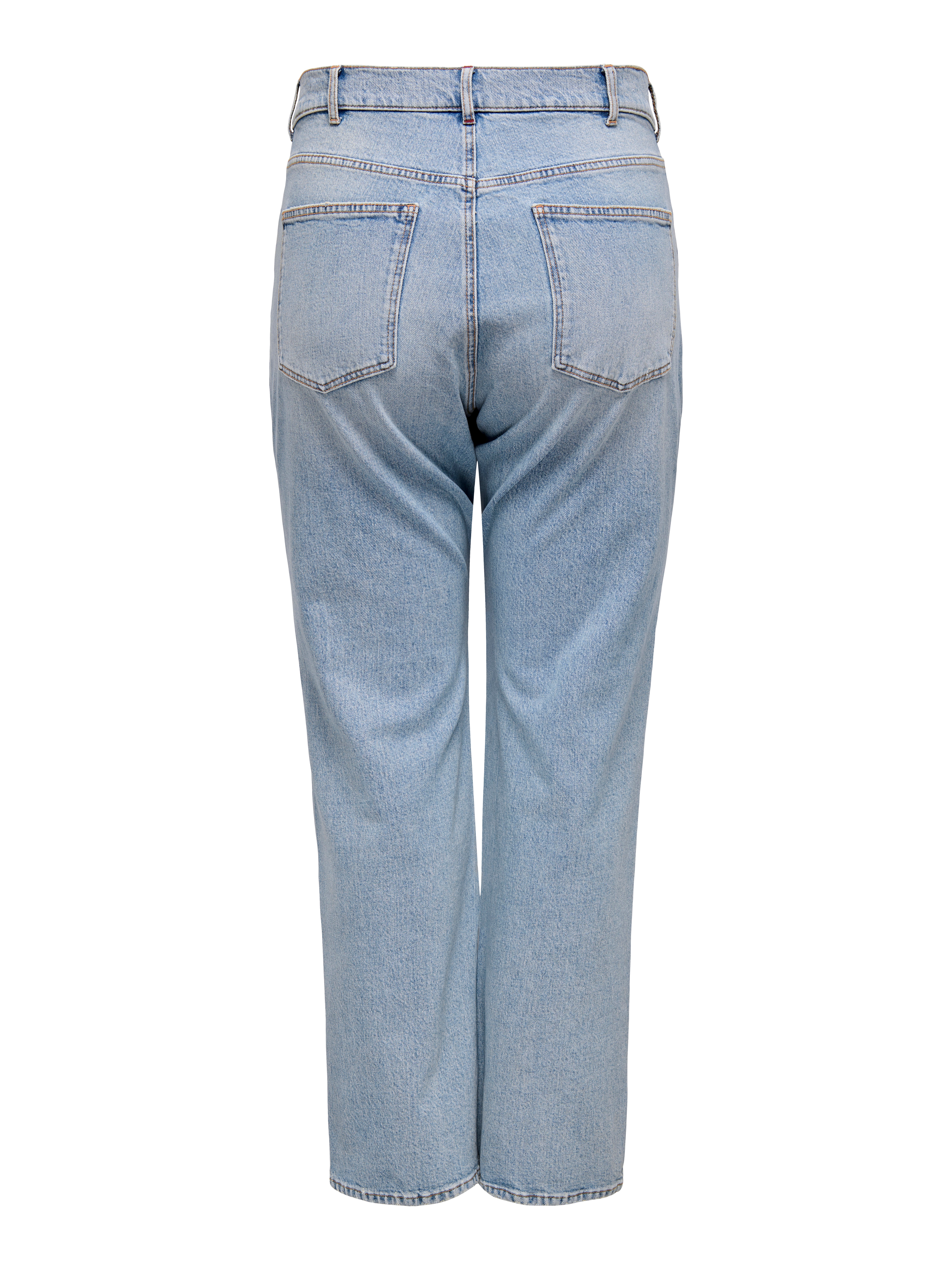 Thumbnail - Carbroome Hohe Taille Gerade Geschnitten Jeans