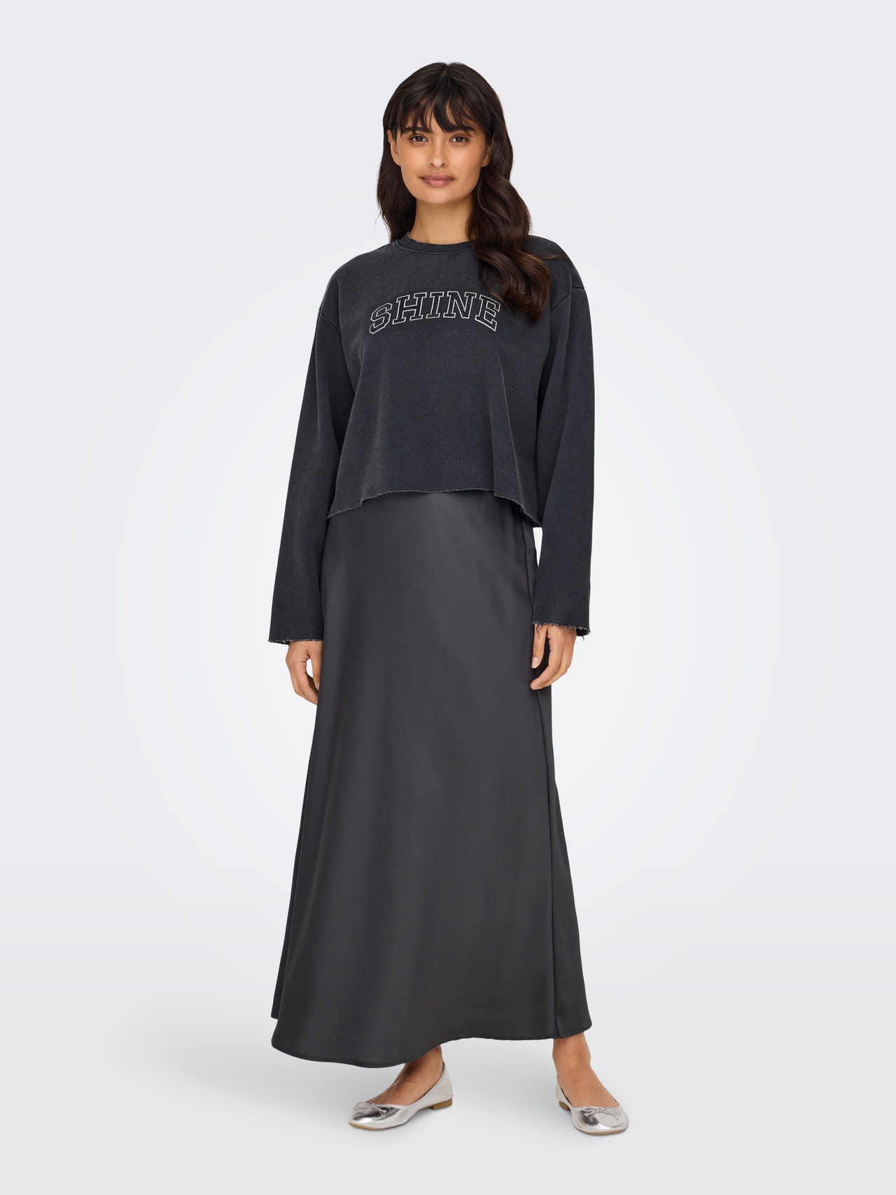 ONLY ONLCHIGO Dlouhá sukně -Magnet - 15333343