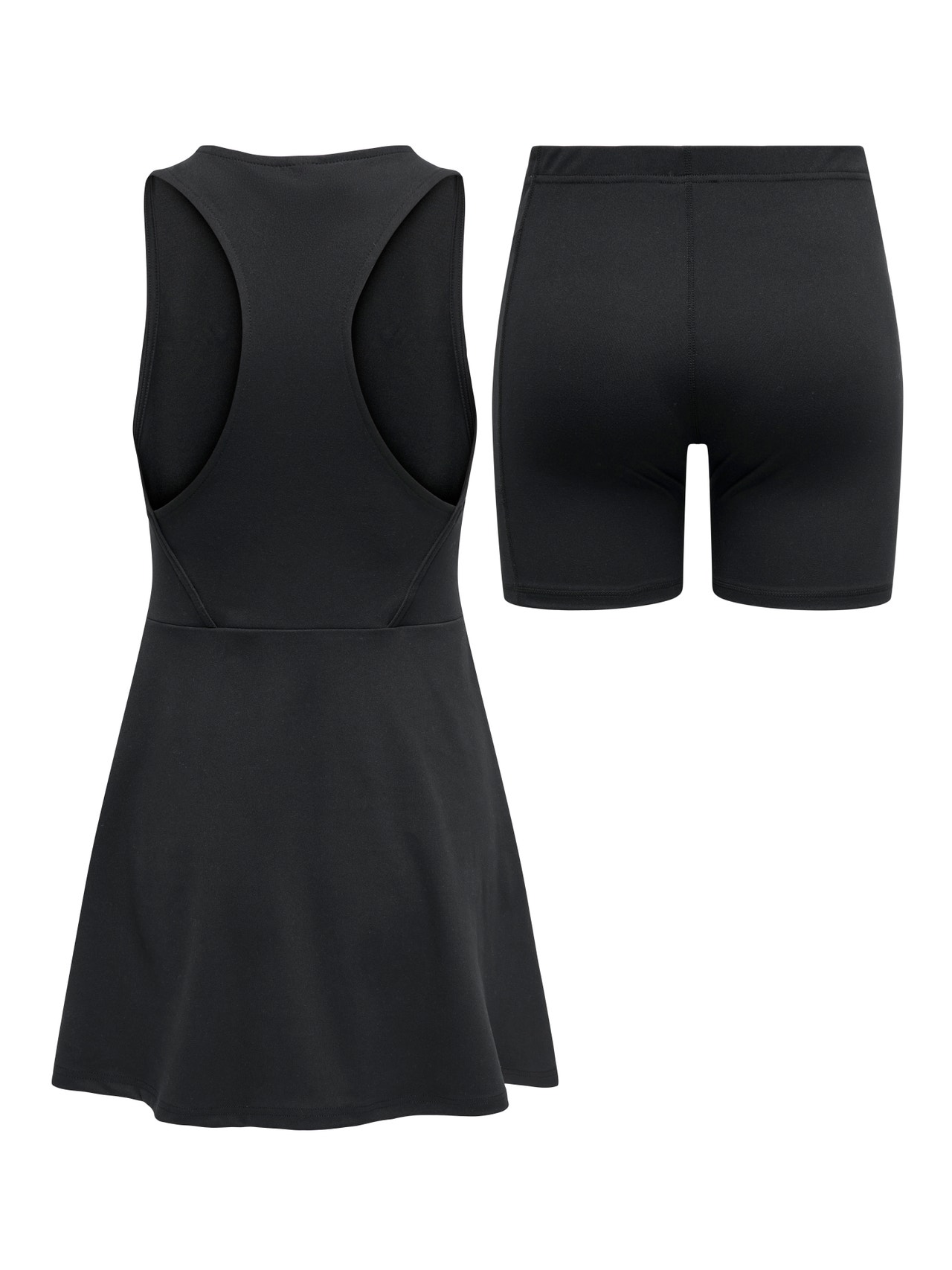 ONLY Slim fit O-hals Korte jurk -Black - 15333349