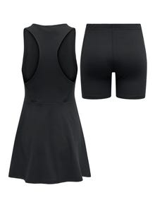 ONLY Slim Fit O-ringning Kort klänning -Black - 15333349