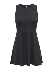 ONLY Slim fit O-hals Korte jurk -Black - 15333349