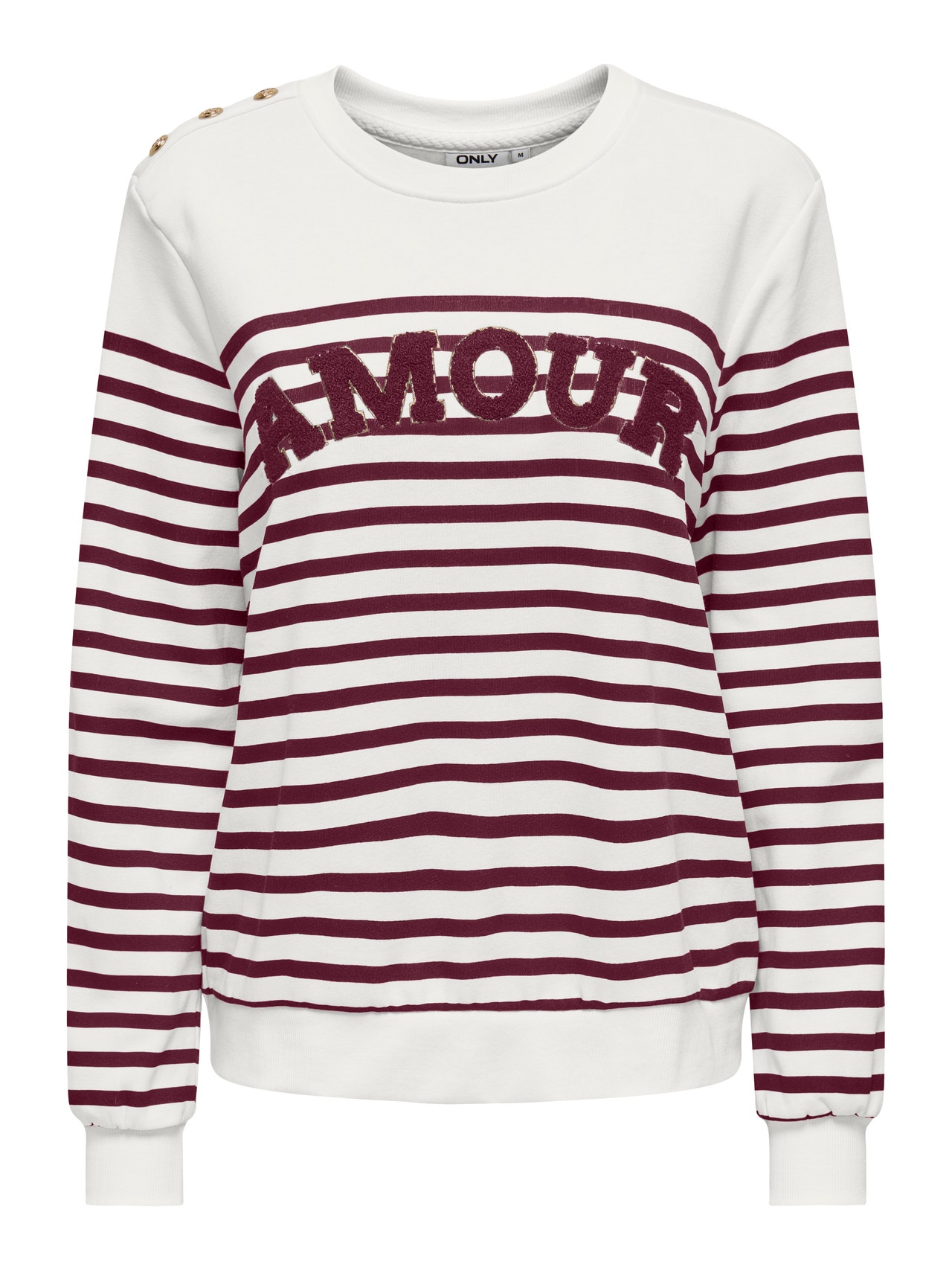 ONLY ONLALLIE Sweatshirt -Cloud Dancer - 15333434