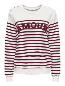 ONLY ONLALLIE Sweatshirt -Cloud Dancer - 15333434