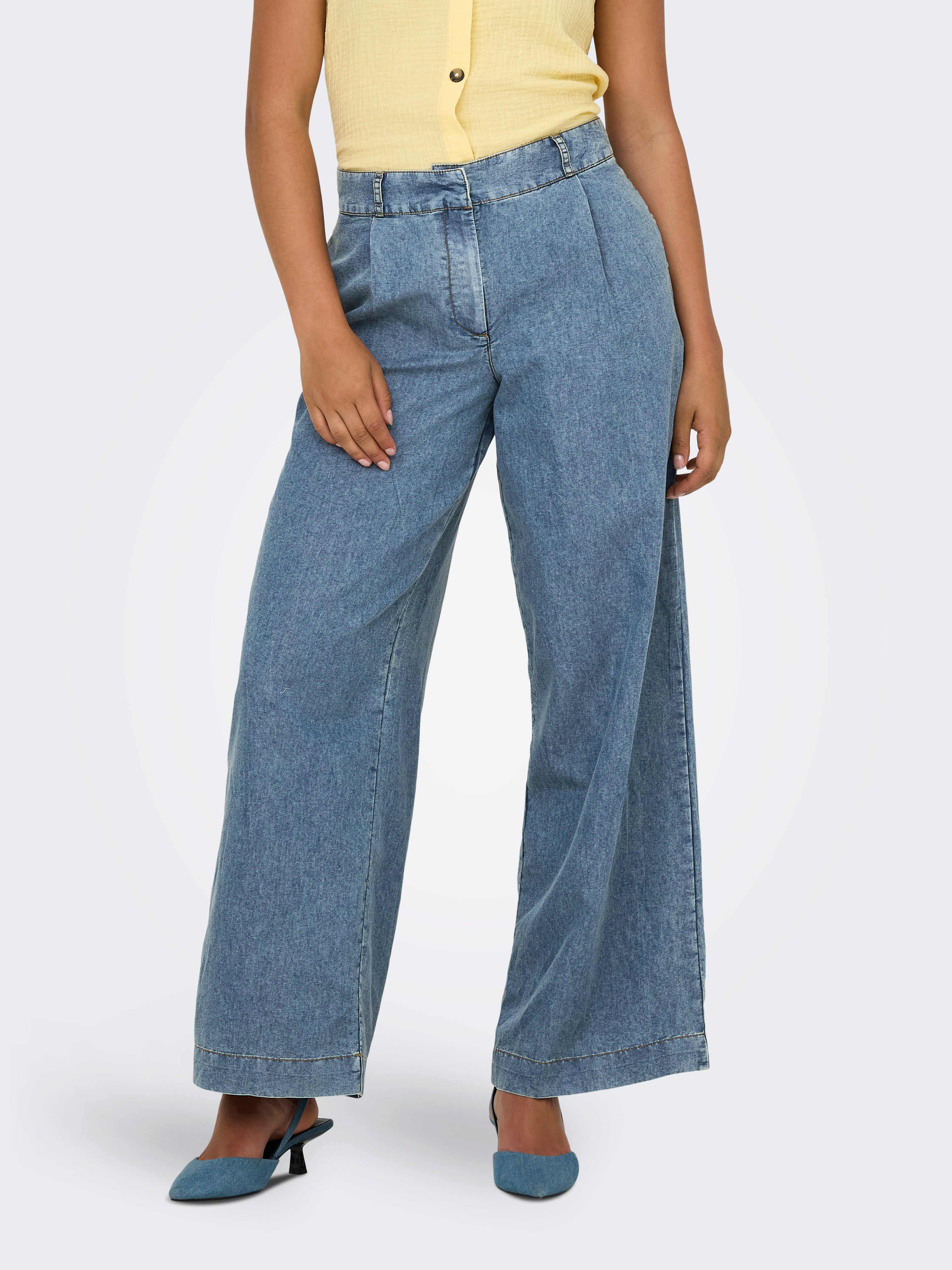 Jdytrixie Weiter Beinschnitt Hose Mit Weitem Beinschnitt
