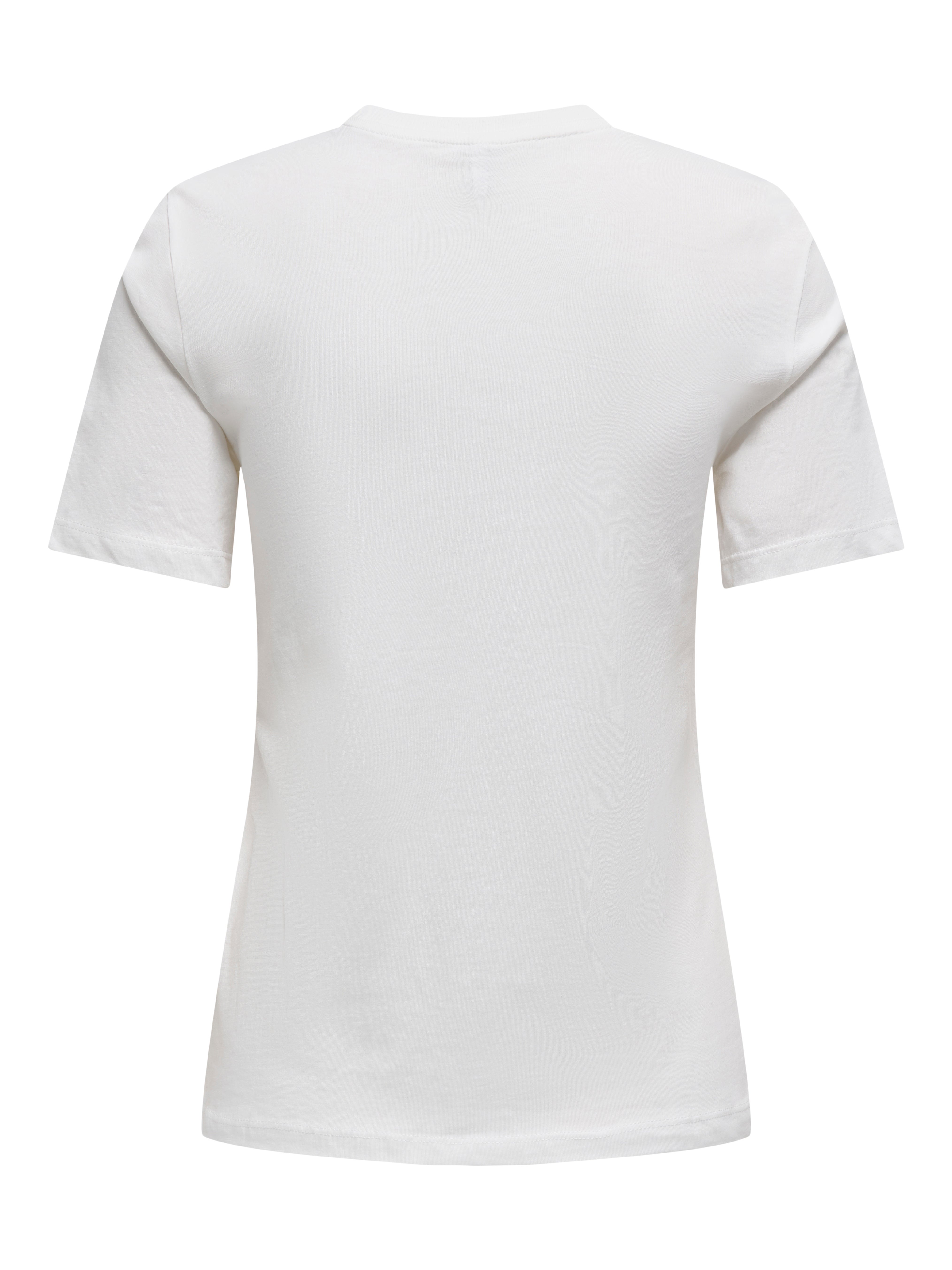 Only Onlerin T-Shirt Donna Con Top Box Jrs E Rhinestone - Maglietta Danese