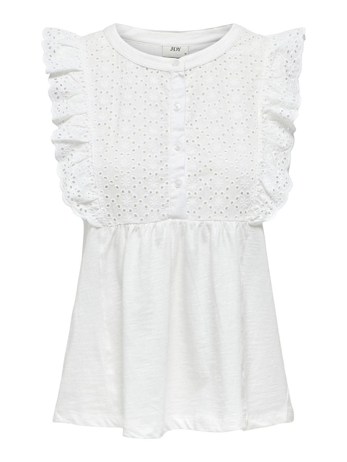 ONLY Top with lace detail -Snow White - 15333667