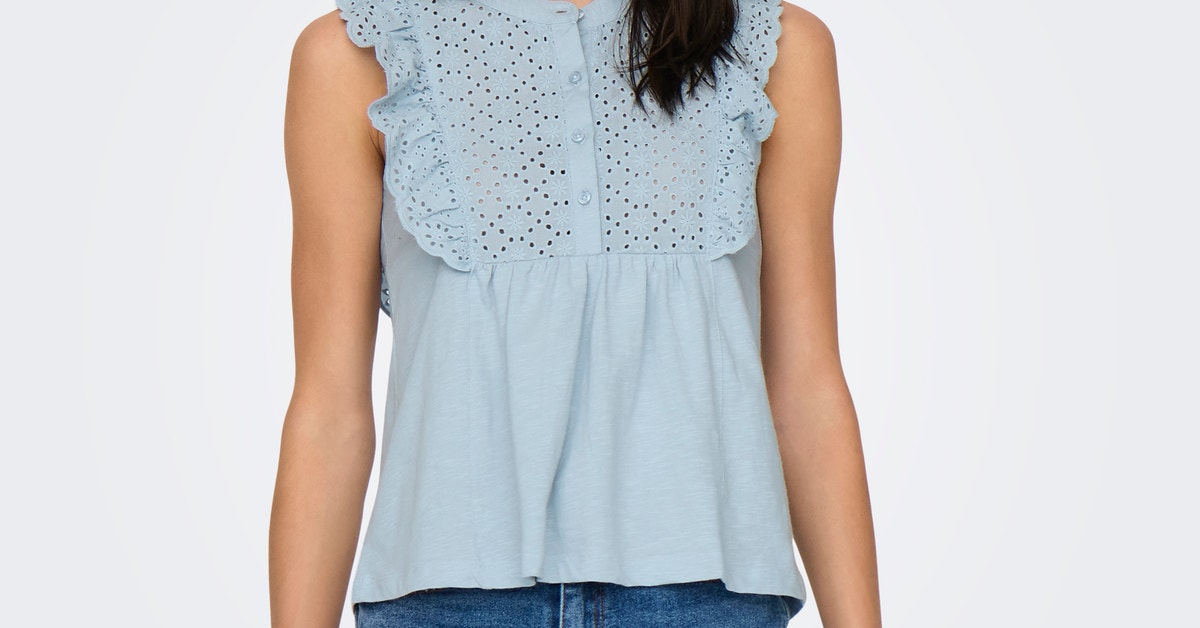 JDYMIA Top | Mittelblau | ONLY®