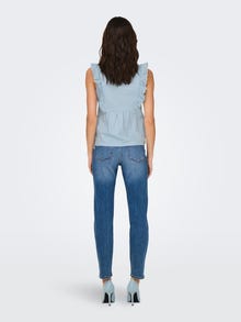 ONLY Regular Fit One Shoulder Top -Cashmere Blue - 15333667