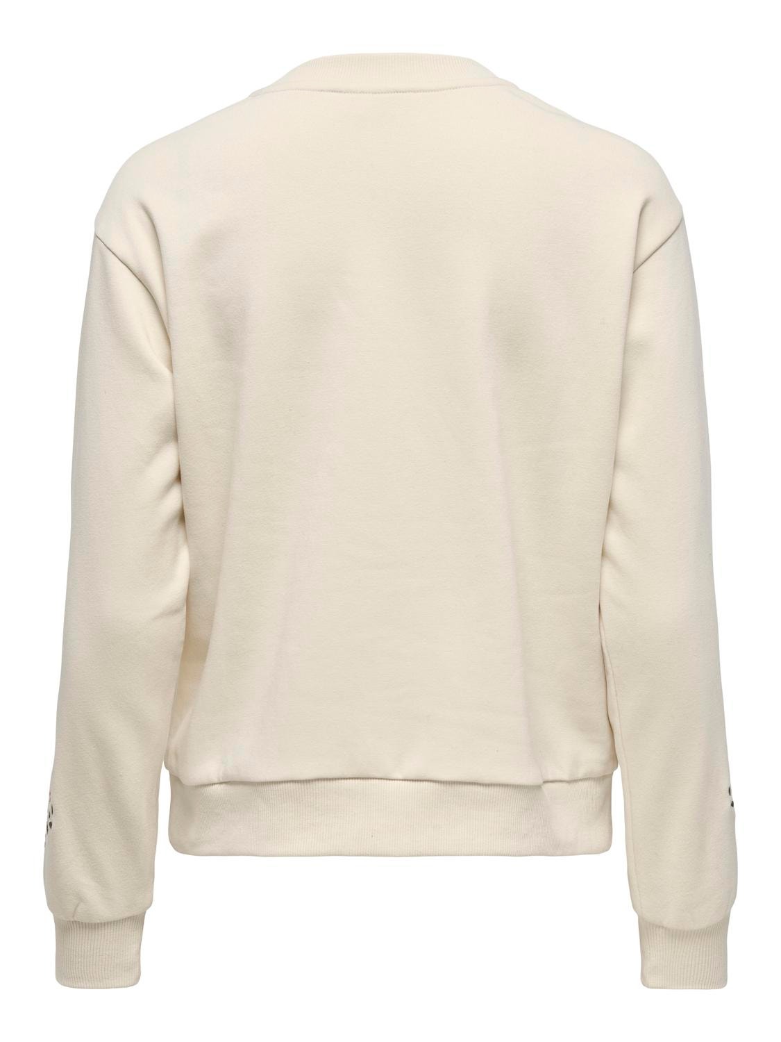 ONLY Regular fit O-hals Sweatshirt -Tapioca - 15333668