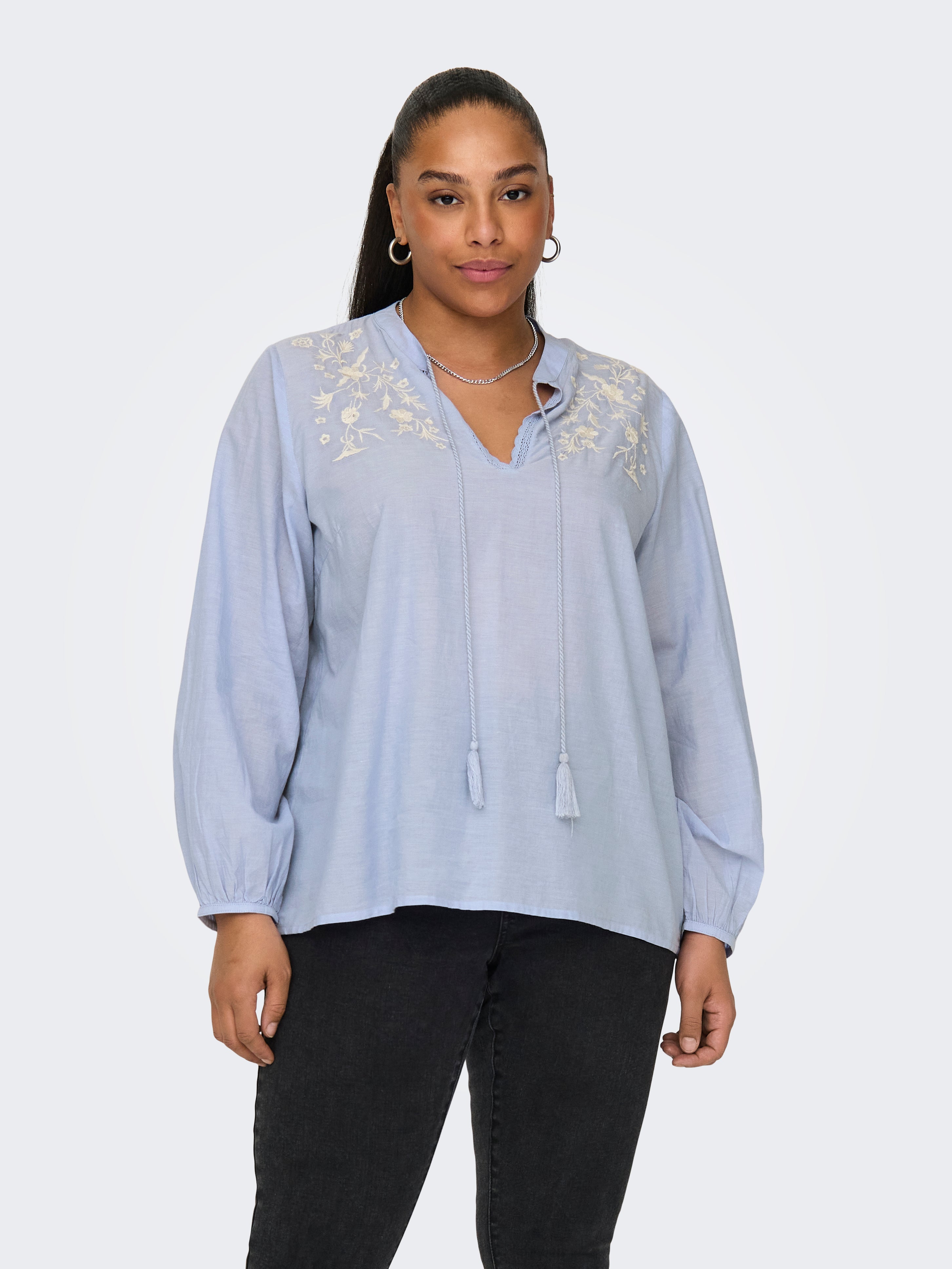 CARLESSY Top | Mittelblau | ONLY®