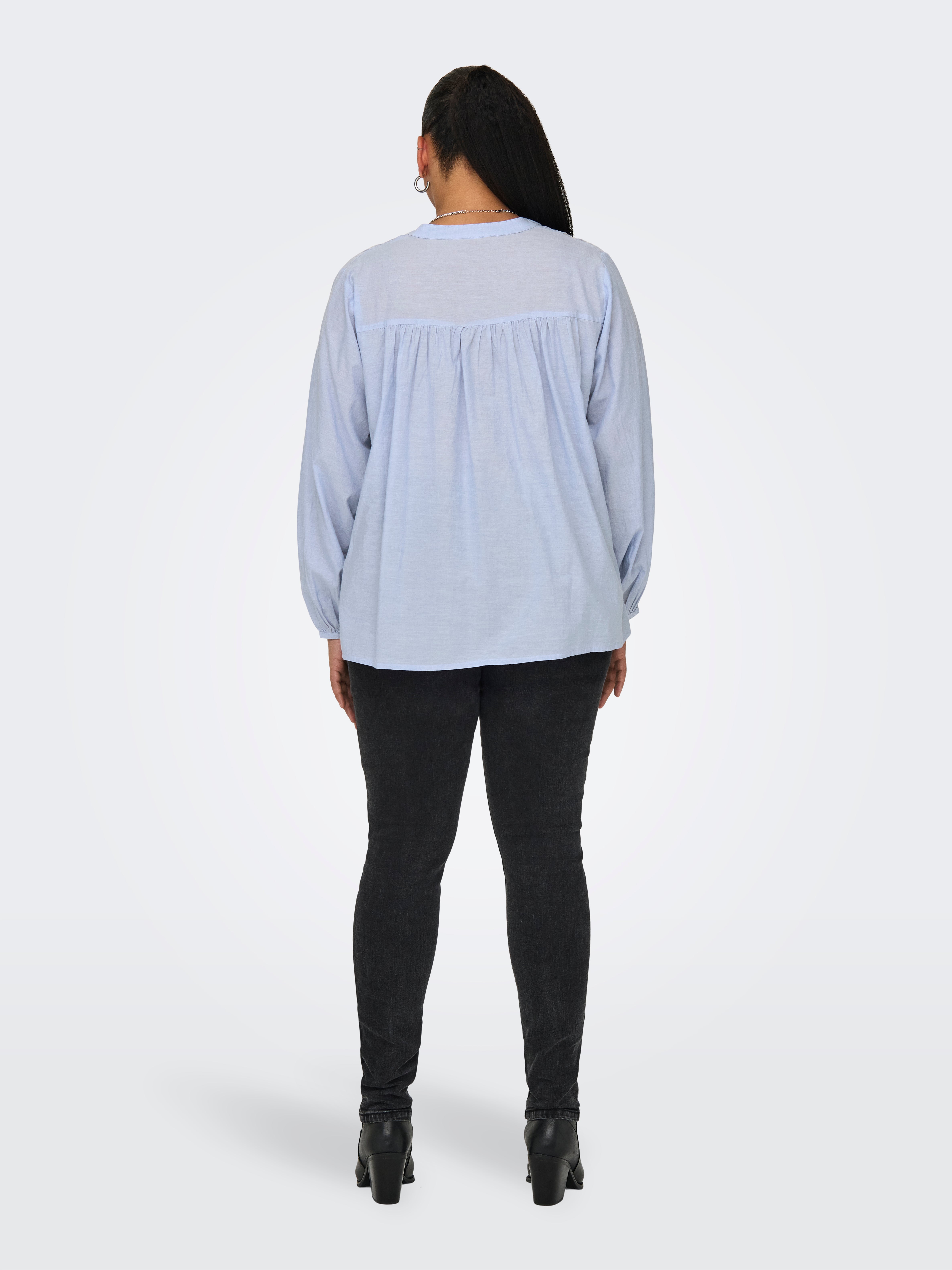 Mey Oversized shirt met lange mouwen en ronde hals in antraciet online