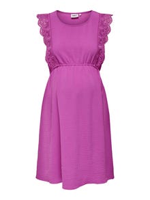 ONLY Mama Lace detailed dress -Purple Orchid - 15333788
