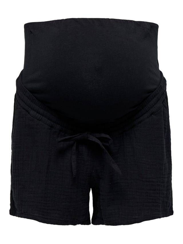 ONLY Mama shorts med bindebånd - 15333800