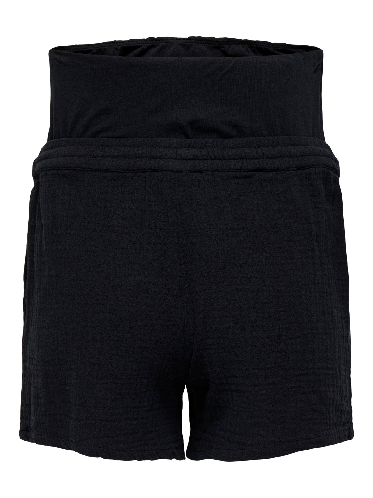 ONLY Mama drawstring shorts -Black - 15333800