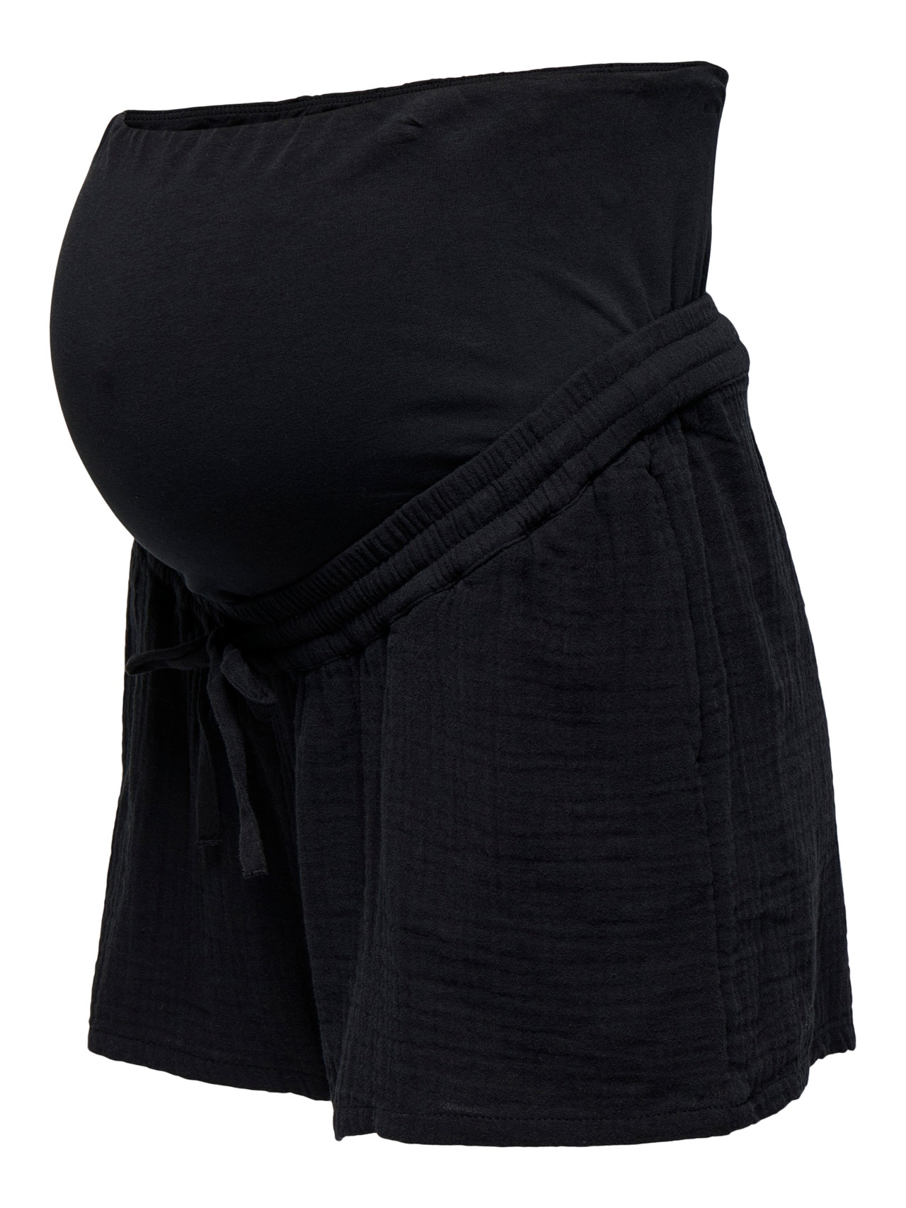 ONLY Locker geschnitten Maternity Shorts -Black - 15333800