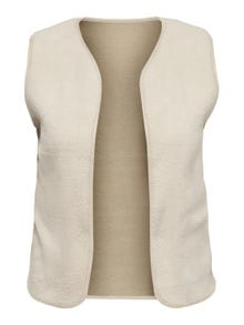 ONLY Gilets anti-froid Col italien Curve -Birch - 15334004