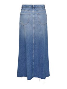 ONLY High waist Long skirt -Medium Blue Denim - 15334364