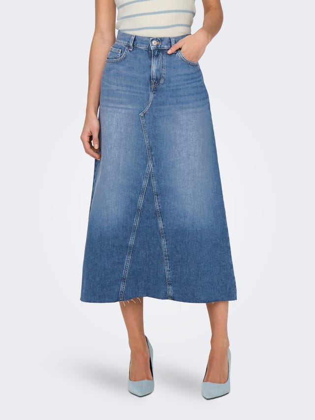 ONLY High waist Long skirt - 15334364