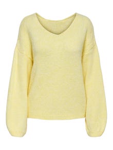 ONLY JDYDINEA Knitted pullover -Pastel Yellow - 15334709