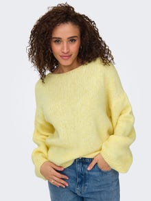 ONLY JDYDINEA Knitted pullover -Pastel Yellow - 15334709